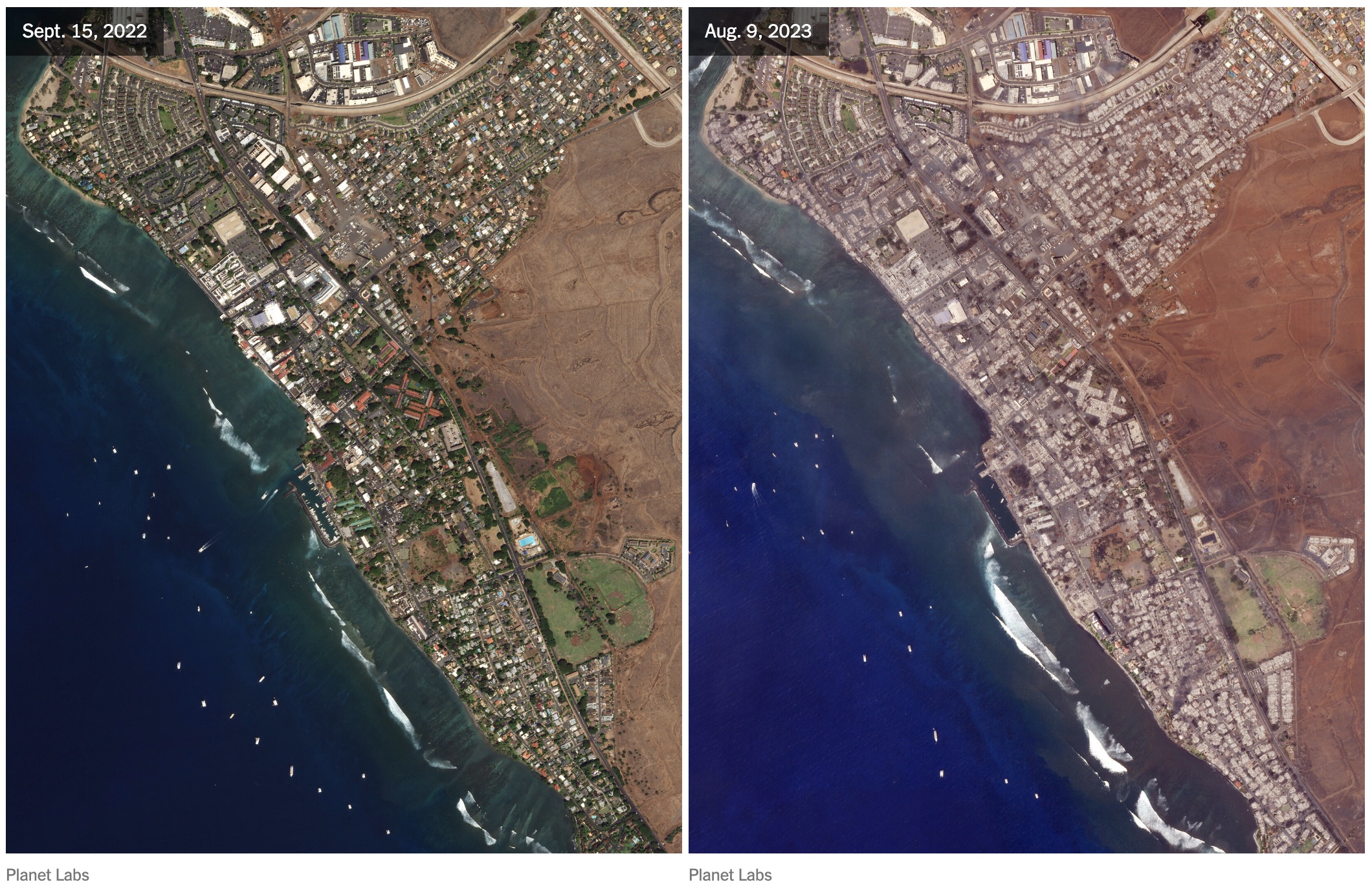 Before/after Lahaina